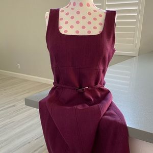 Sleeveless, with belt, Ann Taylor dress